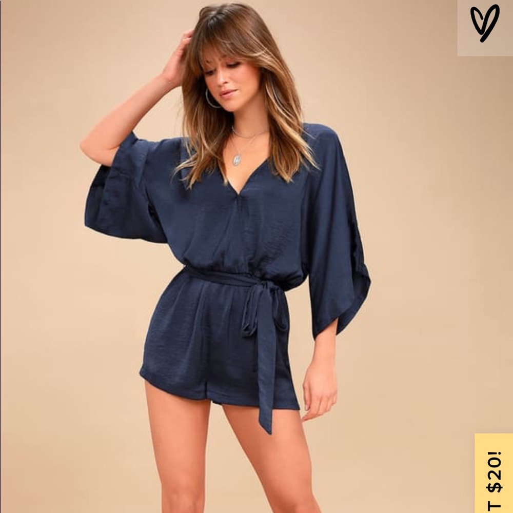 Lulus Navy Romper